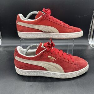 PUMA Suede Classic Red Men’s Size 9 Womens 10.5 Casual Relaxed Sneaker EUC